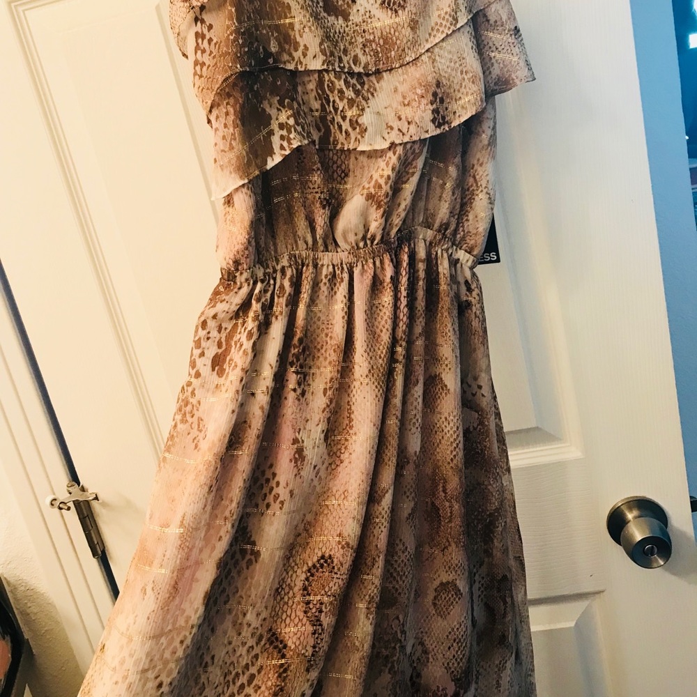 EXPRESS Python Midi Dress. NWT!